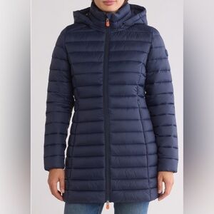 Save The Duck Cate Water Repellent Hooded Puffer Jacket
